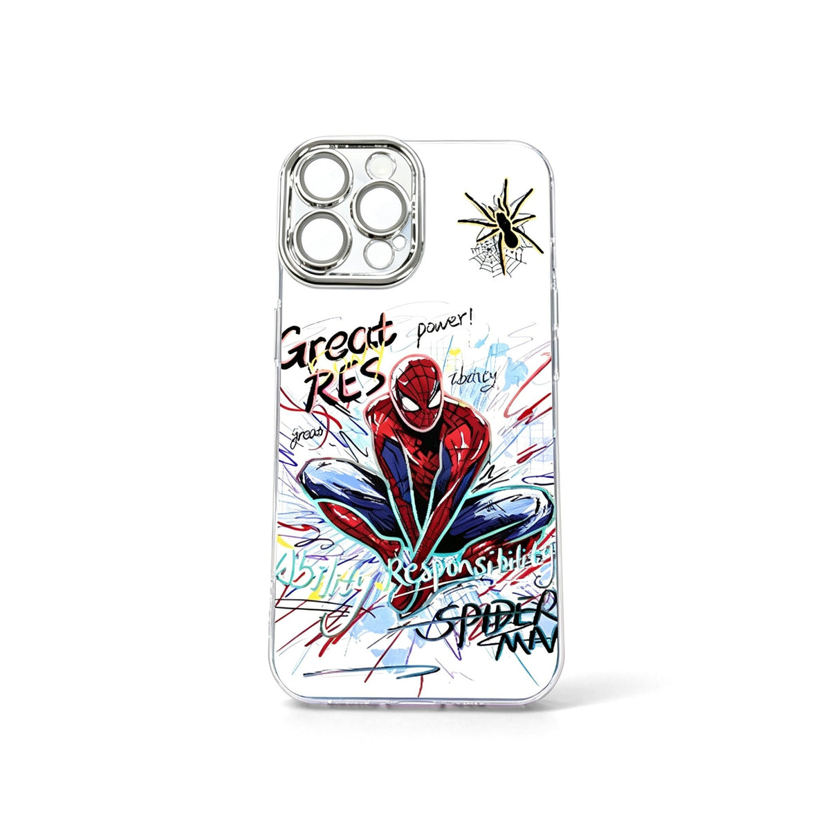 Web Hero Cartoon iPhone Case