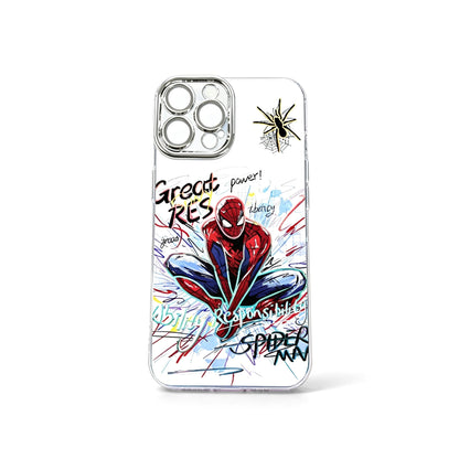 Web Hero Cartoon iPhone Case