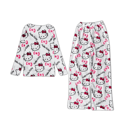 Hello Kitty Two Piece Pajama Set