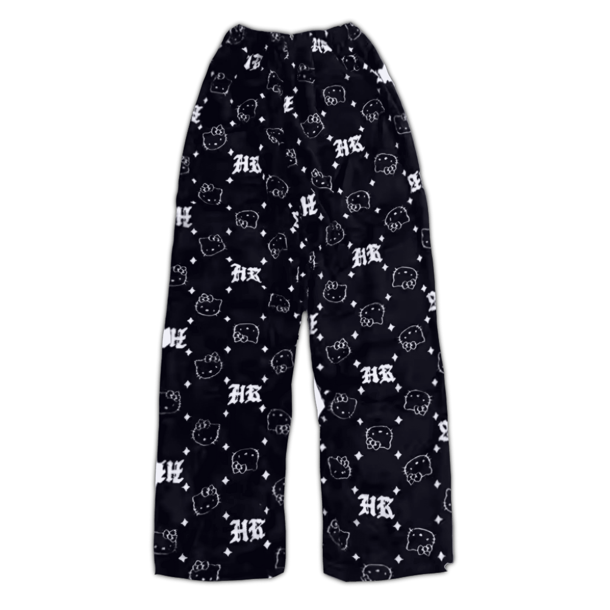 Hello Kitty Dark HK Monogram Pajama Pants
