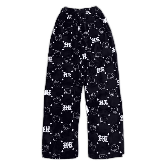 Hello Kitty Dark HK Monogram Pajama Pants