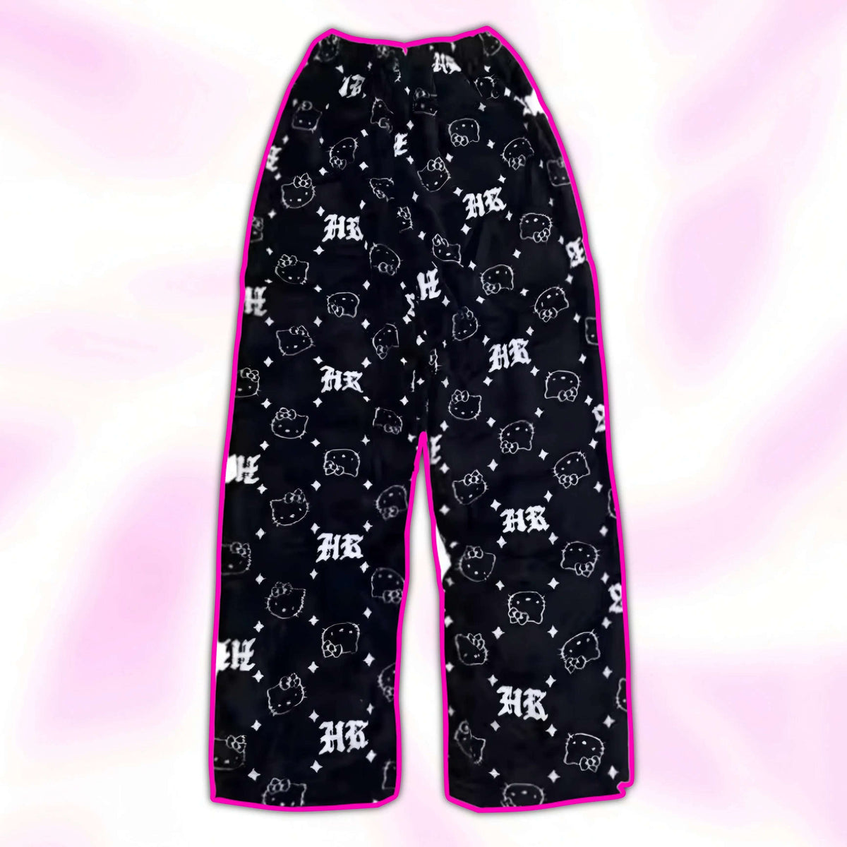 Hello Kitty Dark HK Monogram Pajama Pants