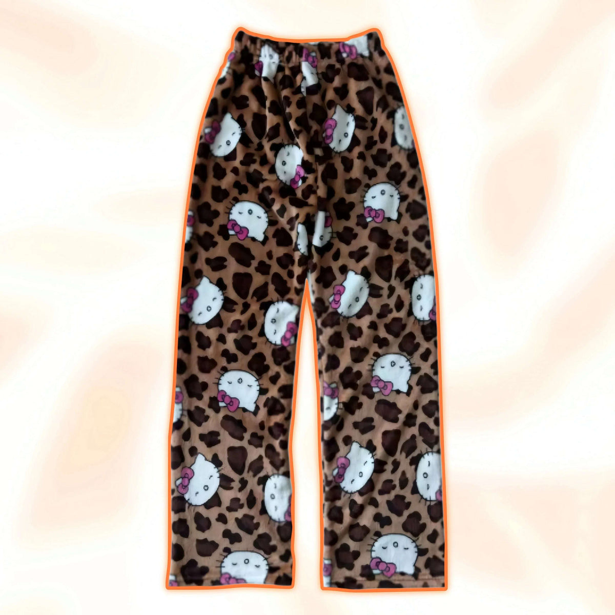 Hello Kitty Leopard Print Pajama Pants