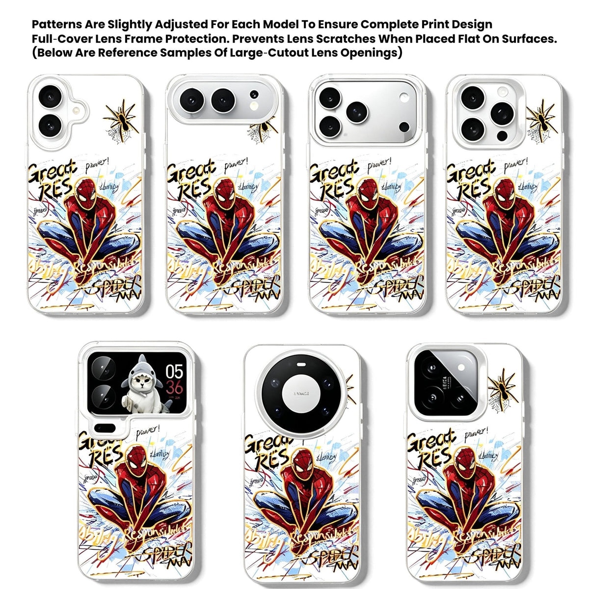 Web Hero Cartoon iPhone Case