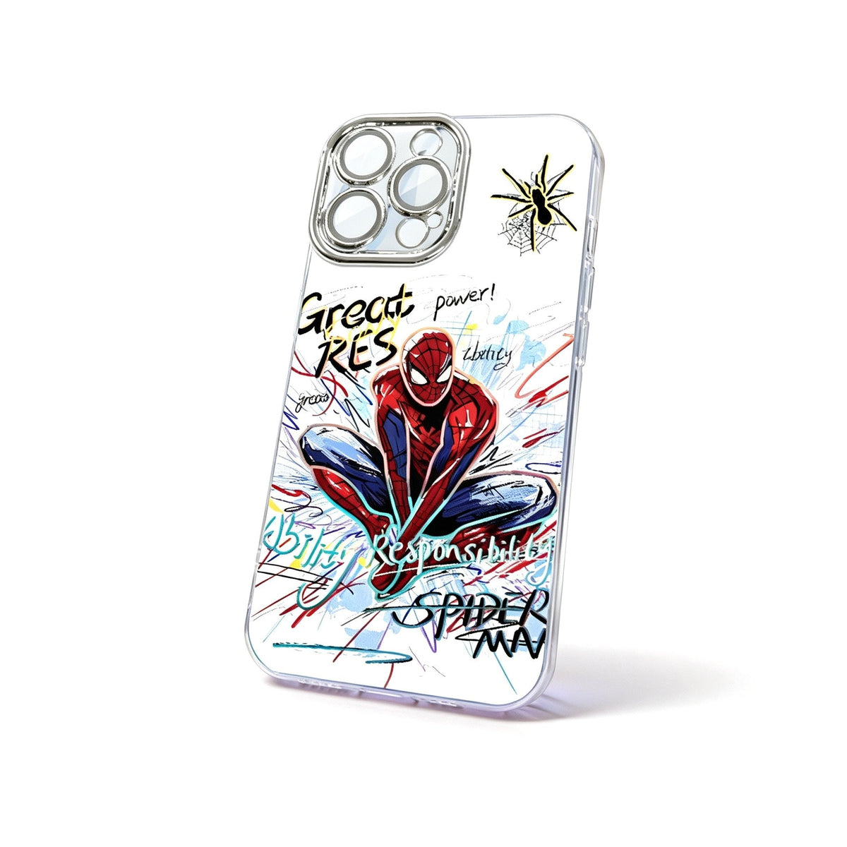 Web Hero Cartoon iPhone Case