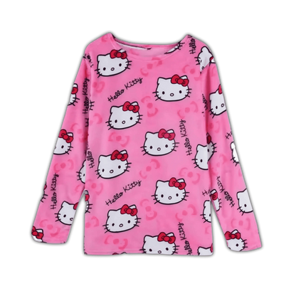 Hello Kitty Long Sleeve Pajama Top