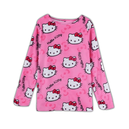 Hello Kitty Long Sleeve Pajama Top