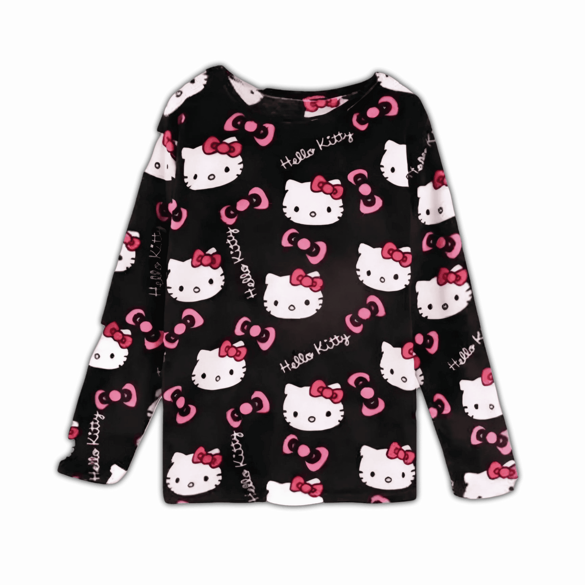 Hello Kitty Long Sleeve Pajama Top