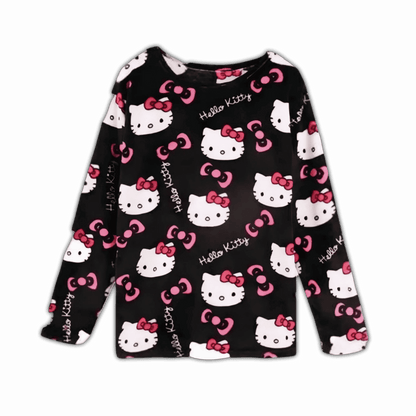 Hello Kitty Long Sleeve Pajama Top