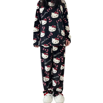 Hello Kitty Long Sleeve Pajama Top