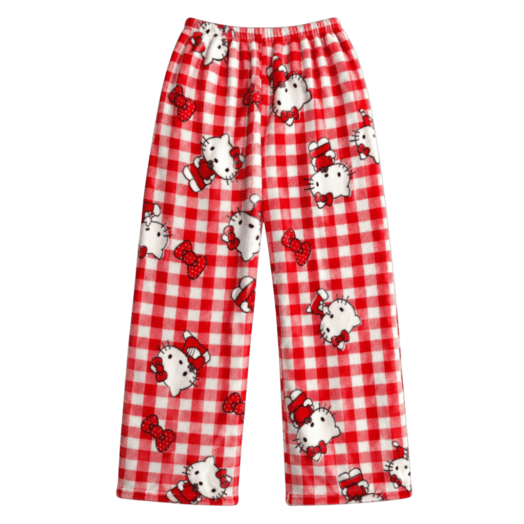 Hello Kitty Red Gingham Pajama Pants