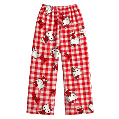 Hello Kitty Red Gingham Pajama Pants