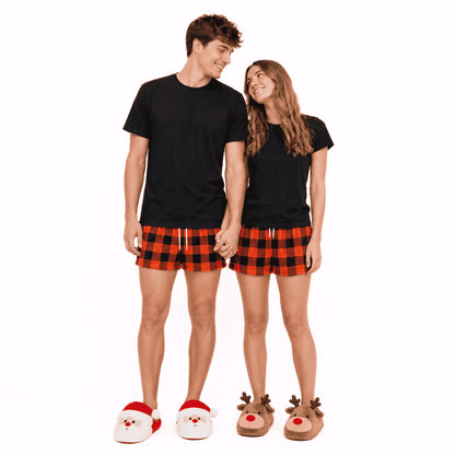 Classic Plaid Pajama Shorts