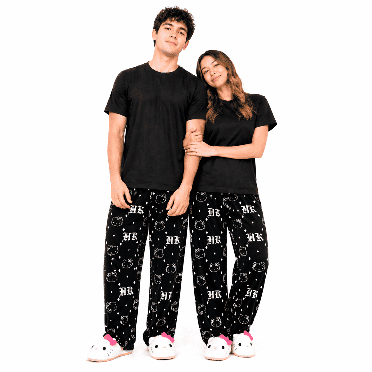 Hello Kitty Dark HK Monogram Pajama Pants