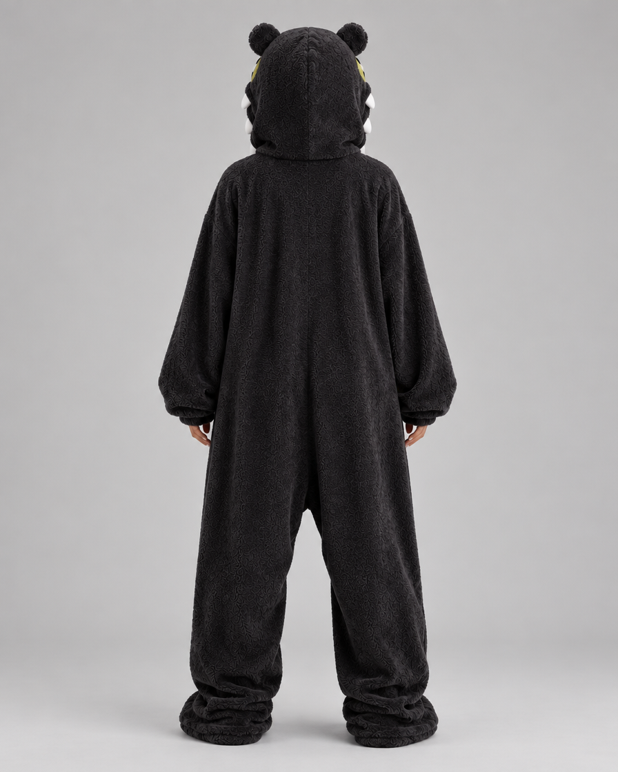 Nightscale Dragon onesie - back view