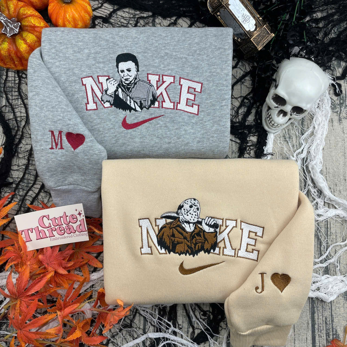Michael & Jason Halloween Matching Sweatshirts